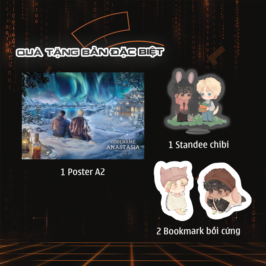 Bộ
						
										
										Codename Anastasia - Mật Danh Anastasia - Tập 2 - Bản Đặc Biệt - Bìa Cứng - Tặng Kèm 2 Bookmark + Standee + 1 Poster A2