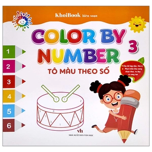 bộ color by number - tô màu theo số -tập 3