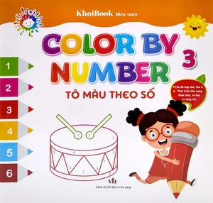 bộ color by number - tô màu theo số -tập 3