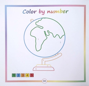 bộ color by number - tô màu theo số -tập 3
