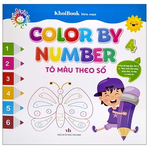 bộ color by number - tô màu theo số -tập 4