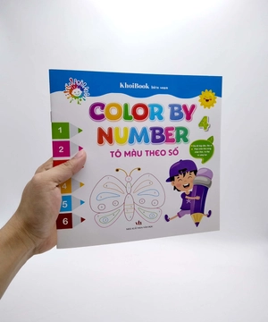 bộ color by number - tô màu theo số -tập 4