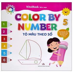 bộ color by number - tô màu theo số -tập 5