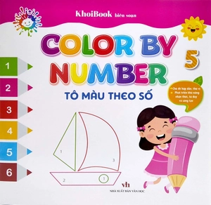 bộ color by number - tô màu theo số -tập 5