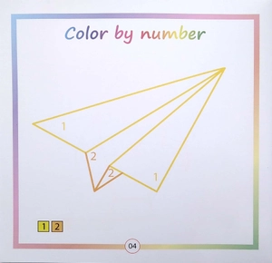 bộ color by number - tô màu theo số -tập 5
