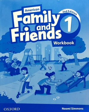bộ combo american family and friends level 1: student book + workbook