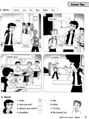 bộ combo american family and friends level 1: student book + workbook