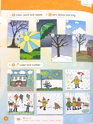 bộ combo learn with us: level 1: class book + activity book with online practice