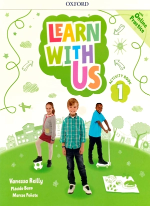 bộ combo learn with us: level 1: class book + activity book with online practice