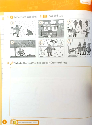bộ combo learn with us: level 1: class book + activity book with online practice