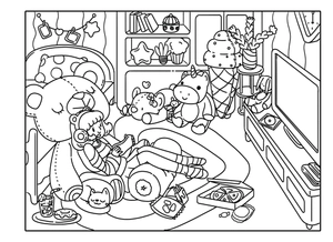 bộ combo sách góc nhỏ có nắng + hộp 24 bút dạ màu acrylic marker - 9053a