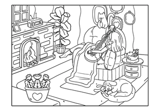 bộ combo sách góc nhỏ có nắng + hộp 24 bút dạ màu acrylic marker - 9053a