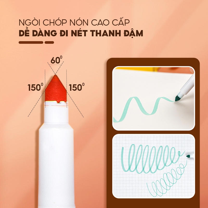 bộ combo sách tô bình yên vẽ hạnh phúc + hộp 20 bút lông màu rửa được washable fiber pen - colokit swm-c009 (bộ 2 cuốn)