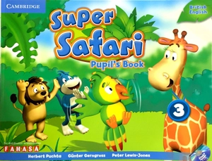 bộ combo super safari level 3: pupil's book with dvd-rom + activity book