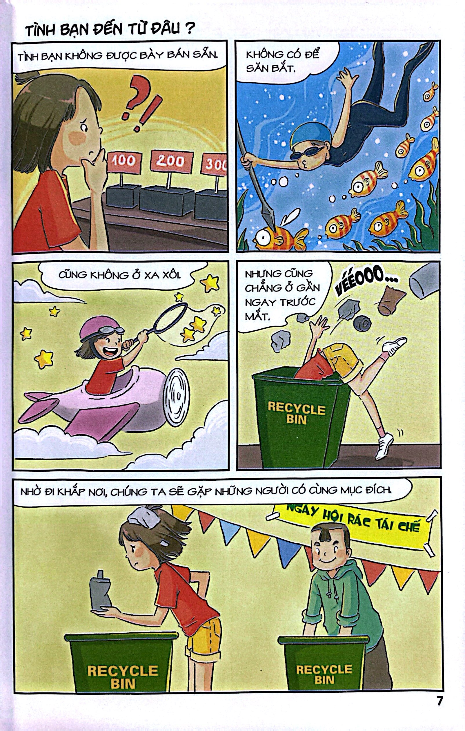 bộ comic strip - tập 1: vũ trụ tình bạn