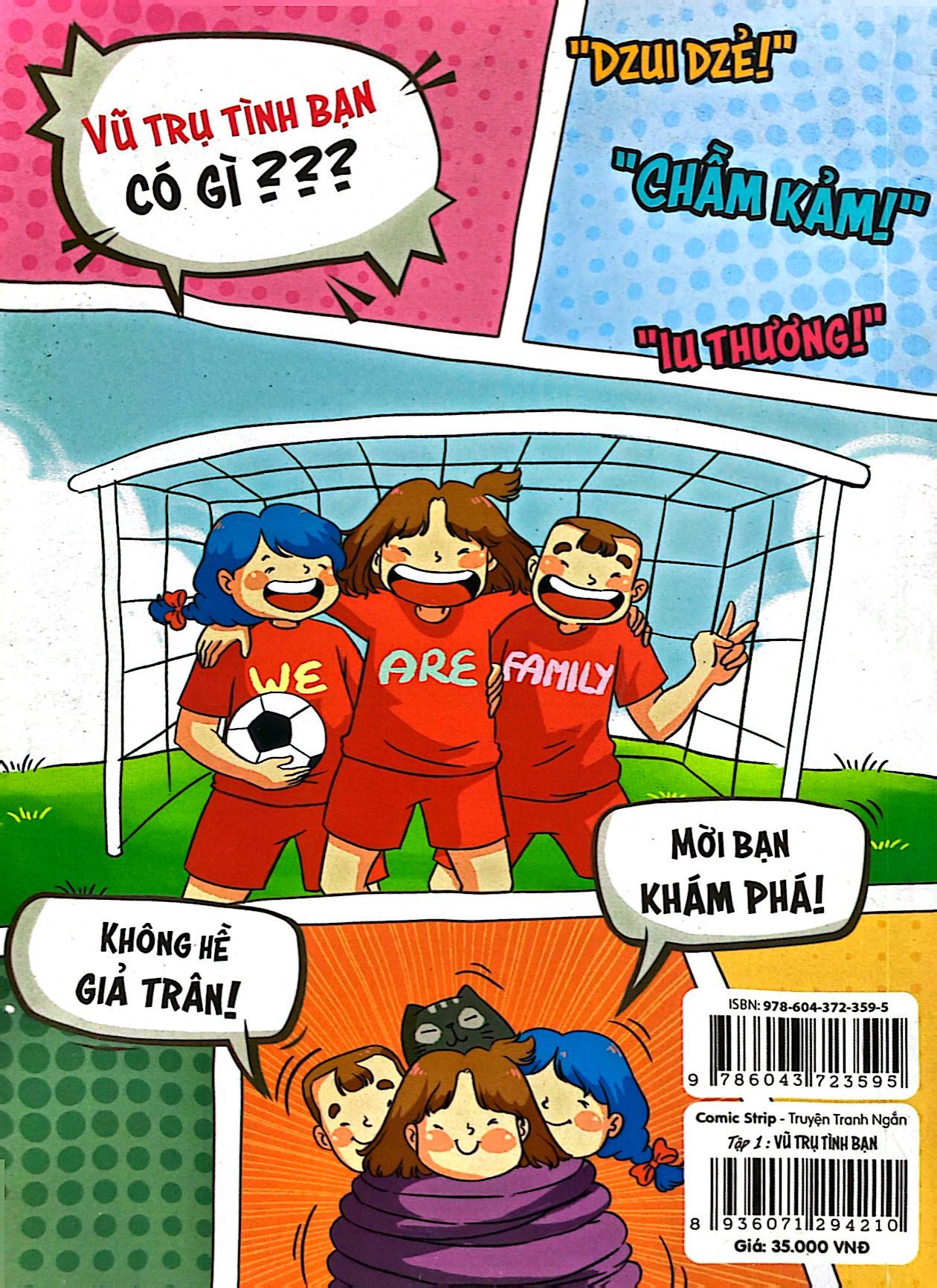 bộ comic strip - tập 1: vũ trụ tình bạn