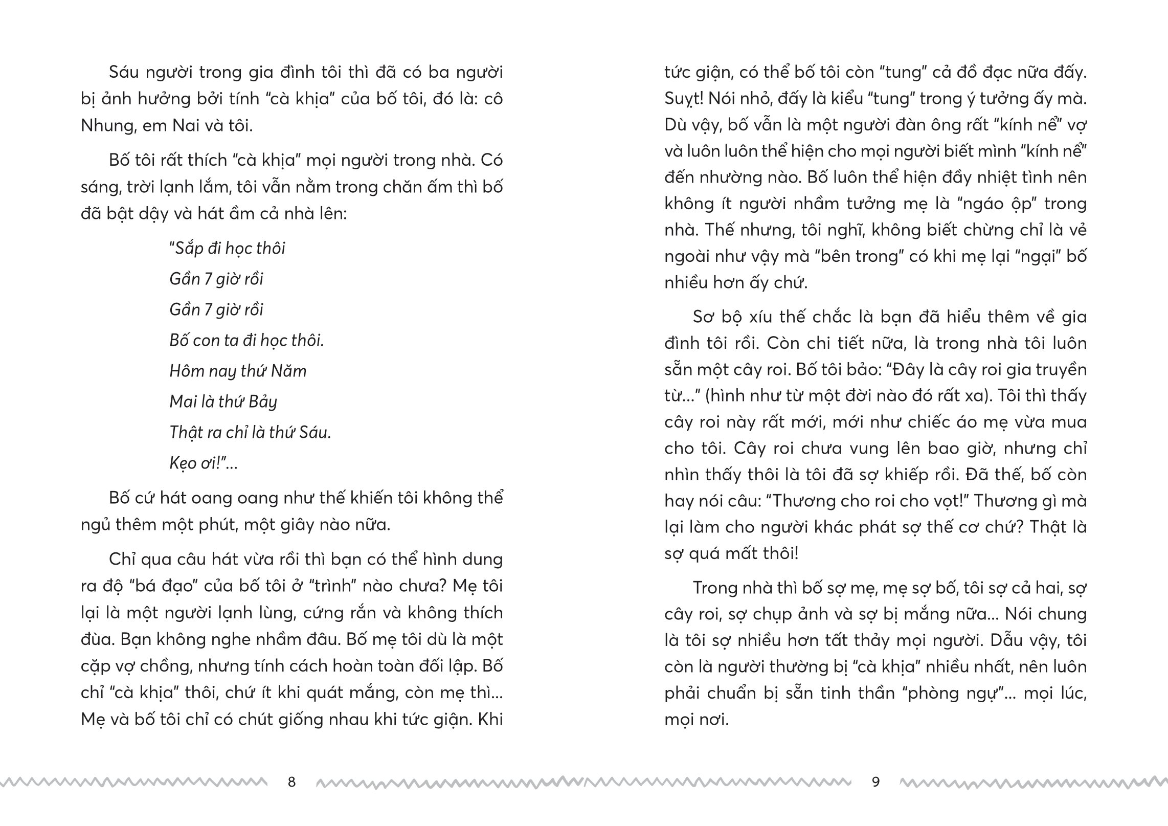 bố con cà khịa và những bức thư