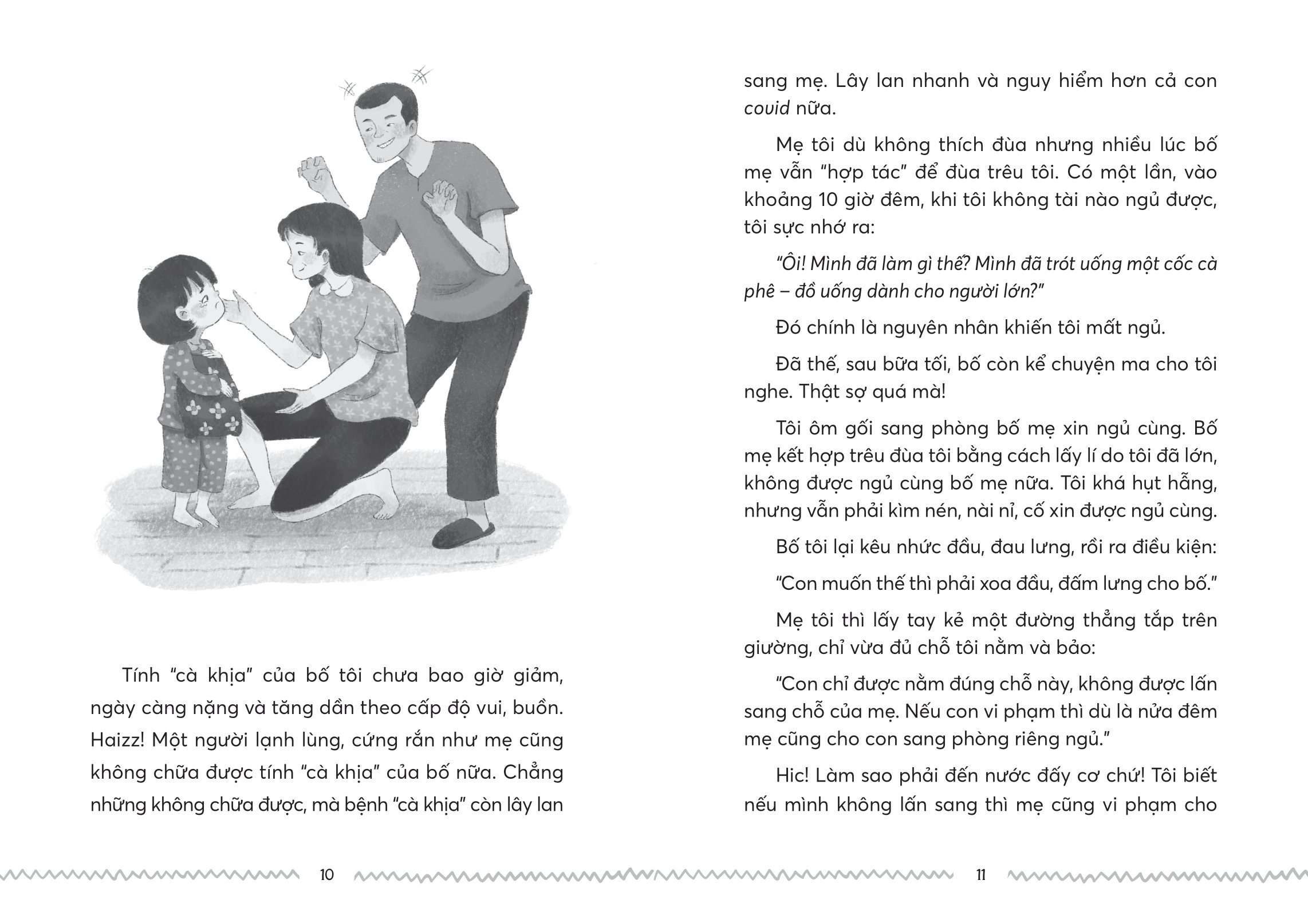 bố con cà khịa và những bức thư