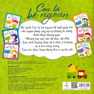 bộ con là bé ngoan tập 6: để bé yêu khôn lớn, phát triển toàn diện và tự tin