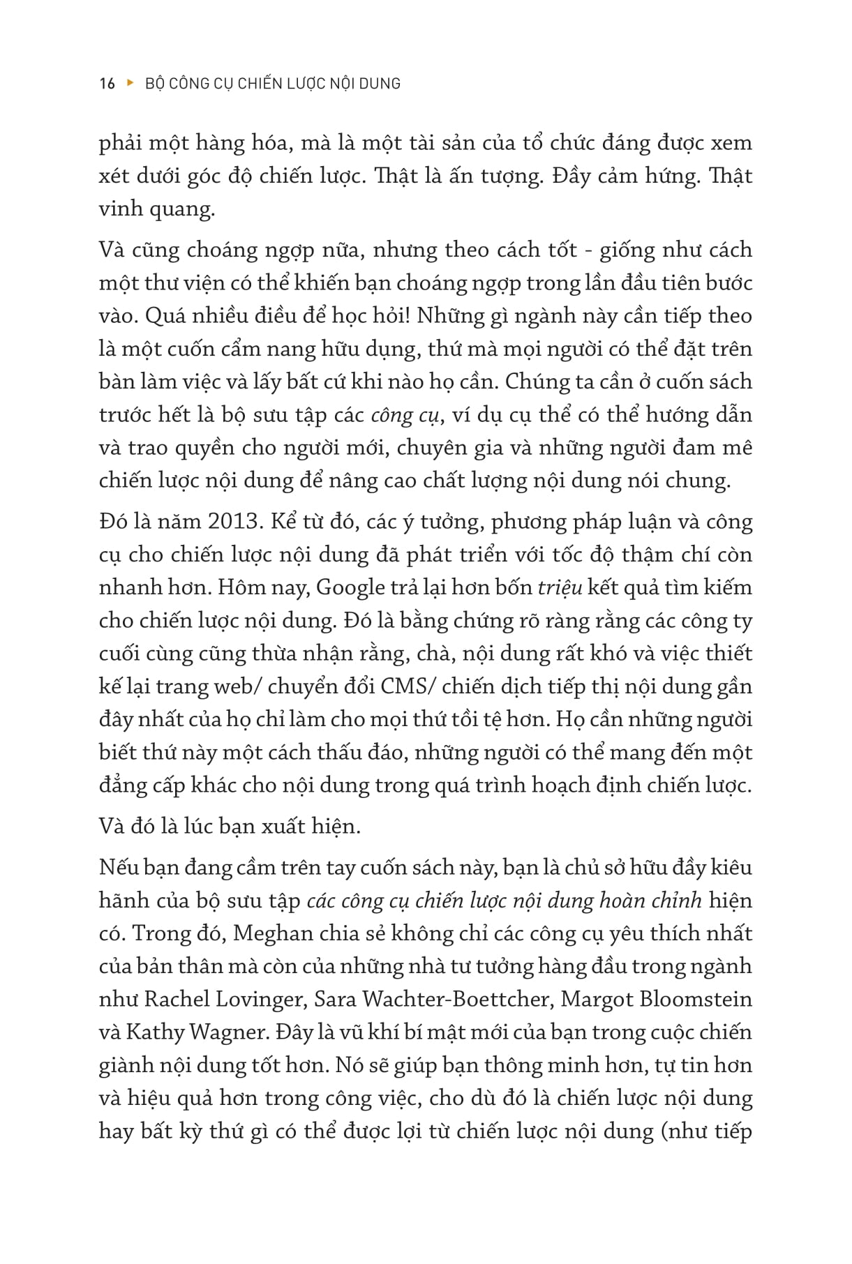 bộ công cụ chiến lược nội dung