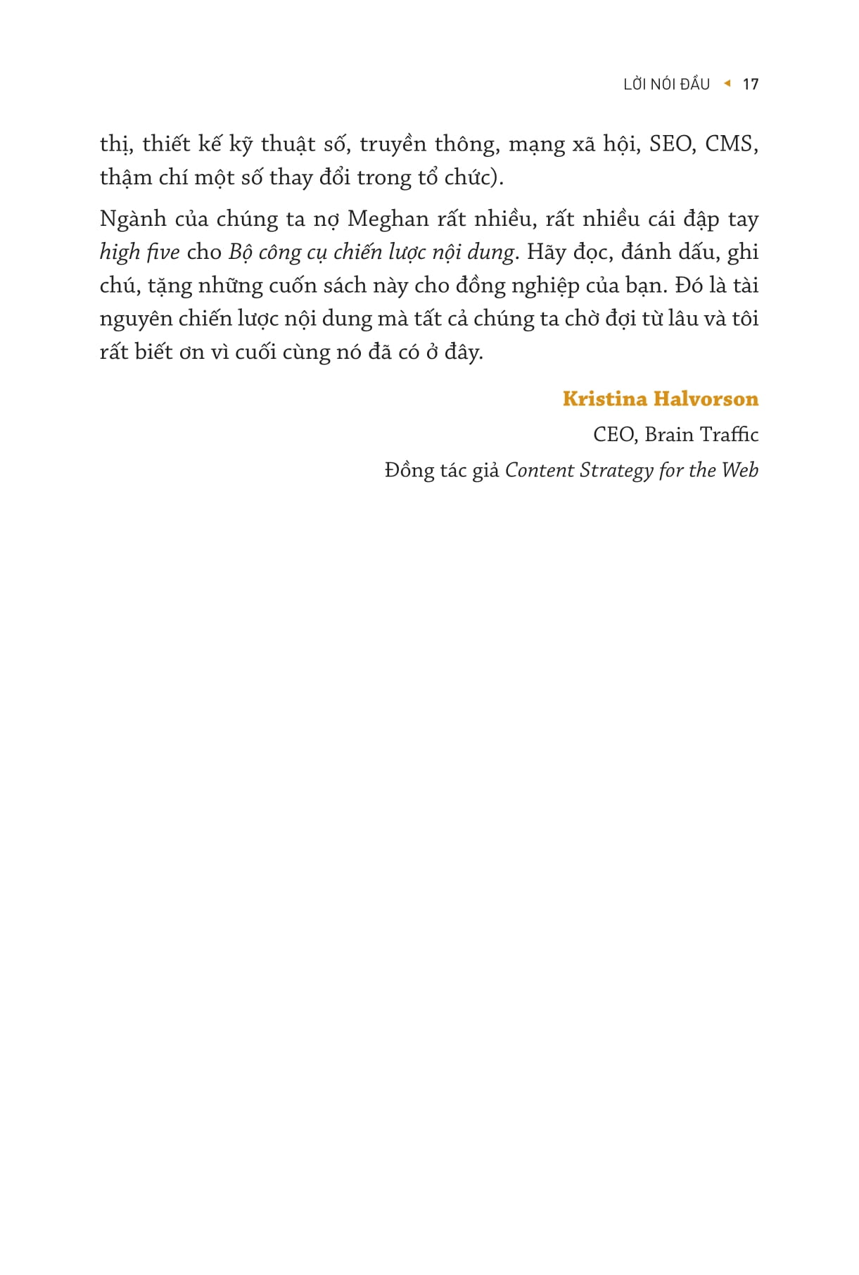 bộ công cụ chiến lược nội dung