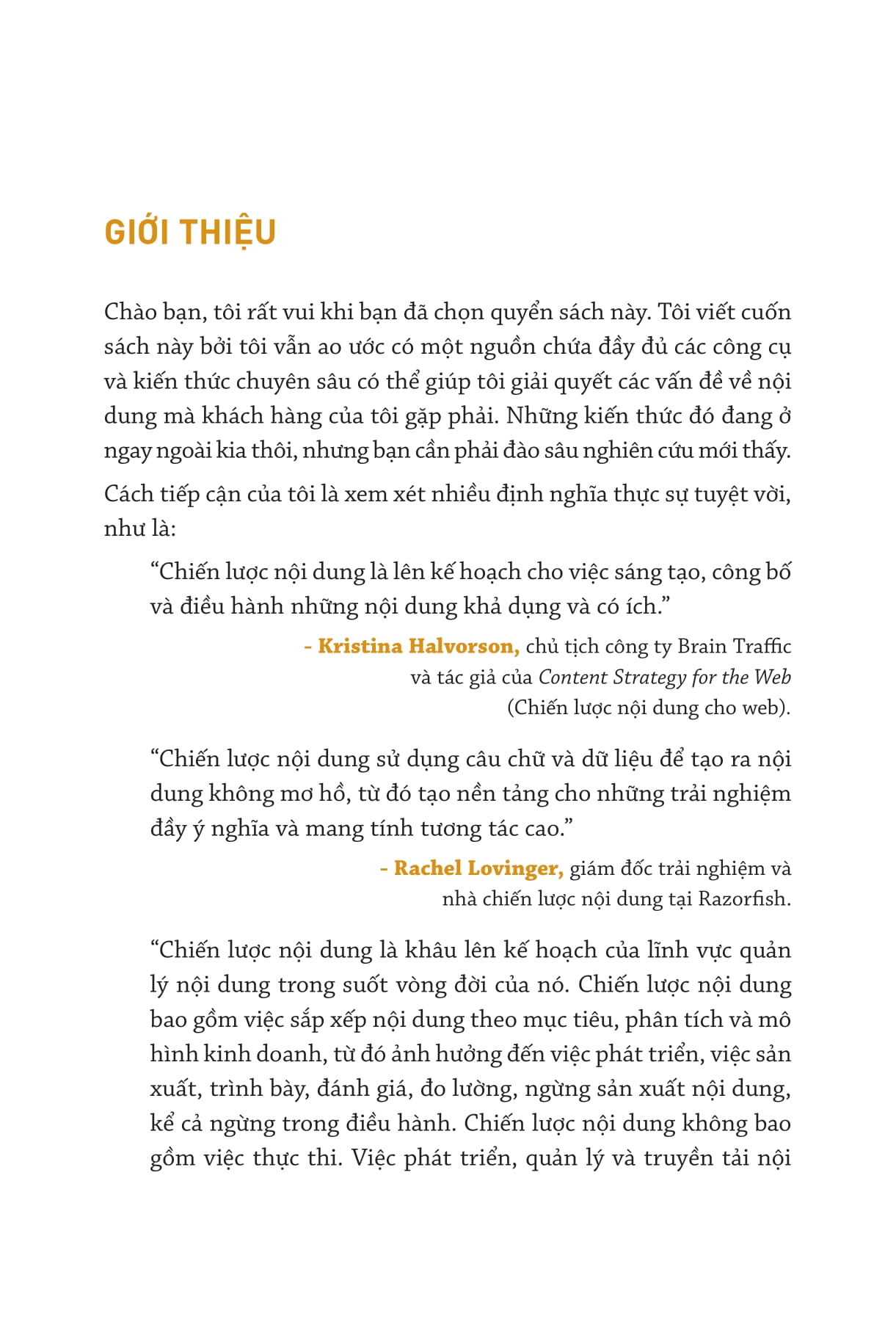 bộ công cụ chiến lược nội dung