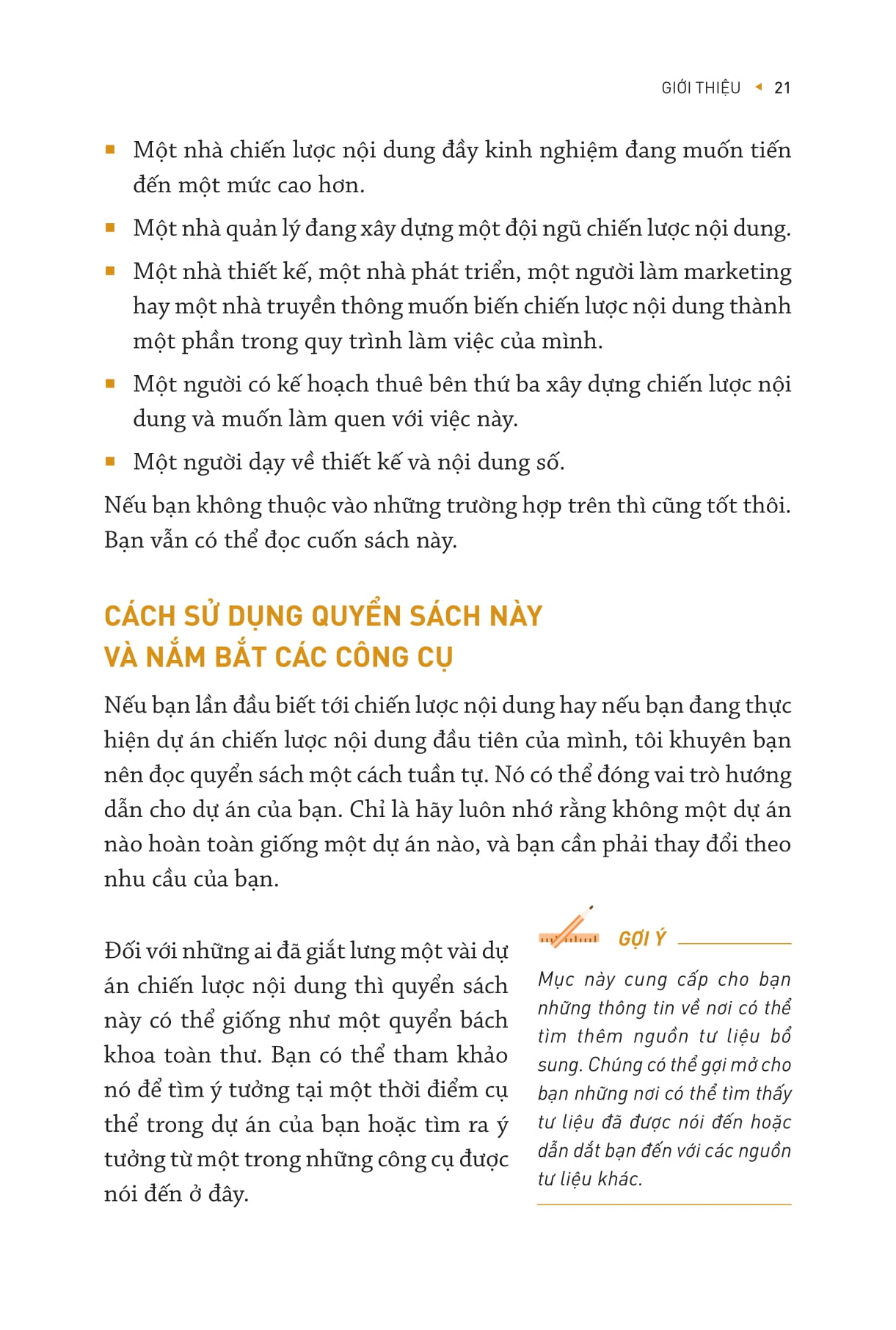 bộ công cụ chiến lược nội dung