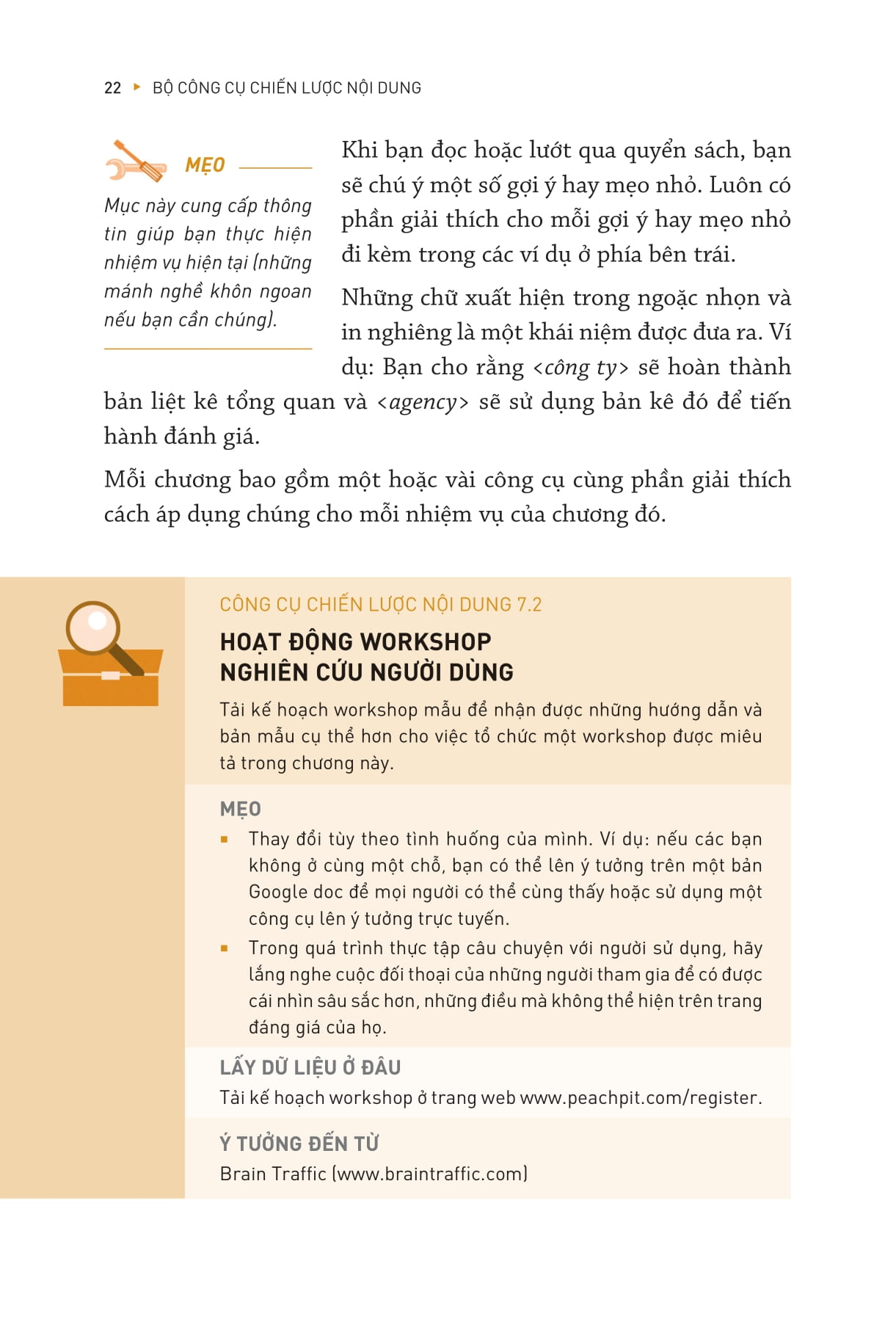 bộ công cụ chiến lược nội dung