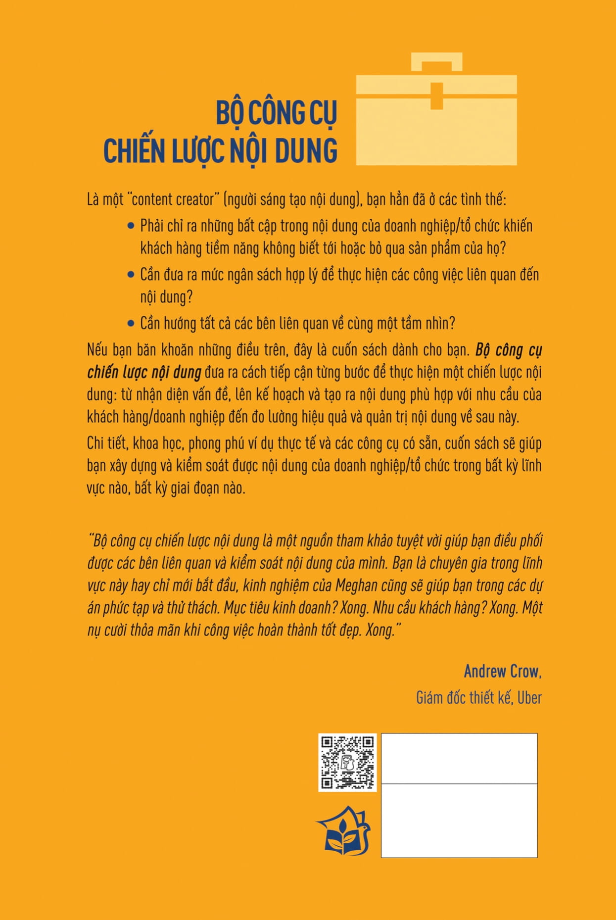 bộ công cụ chiến lược nội dung