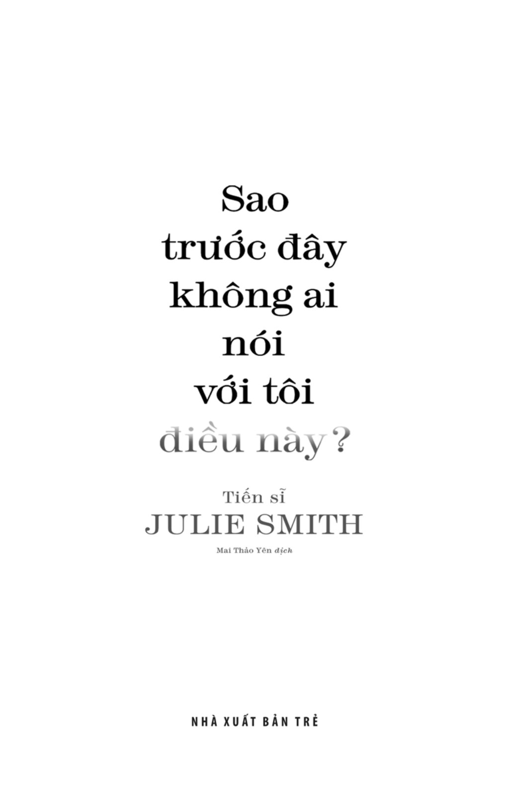 bộ công cụ để đối mặt với cuộc sống - sao trước đây không ai nói với tôi điều này?