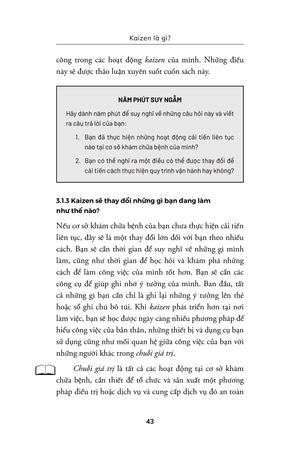 bộ công cụ tinh gọn trong y tế - kaizen