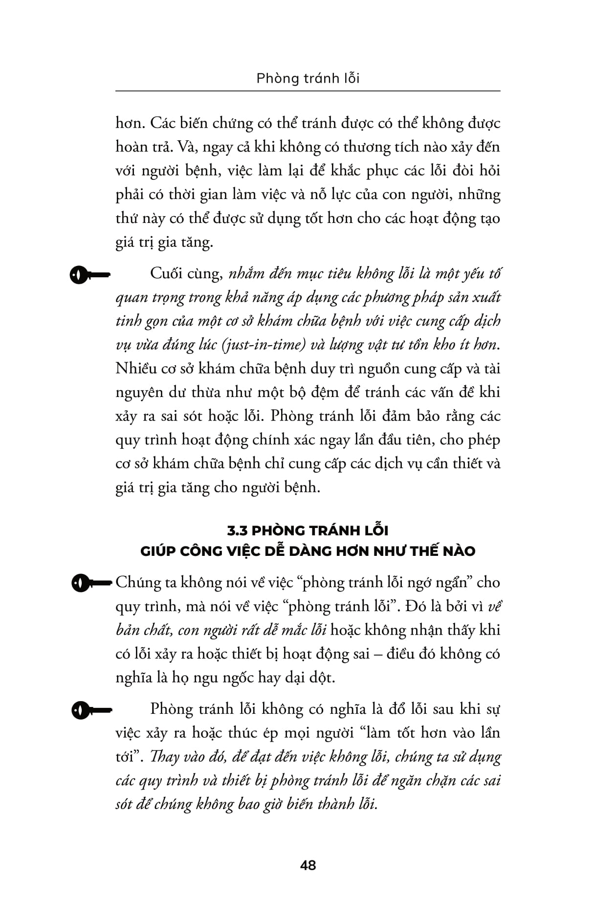 bộ công cụ tinh gọn trong y tế - phòng tránh lỗi