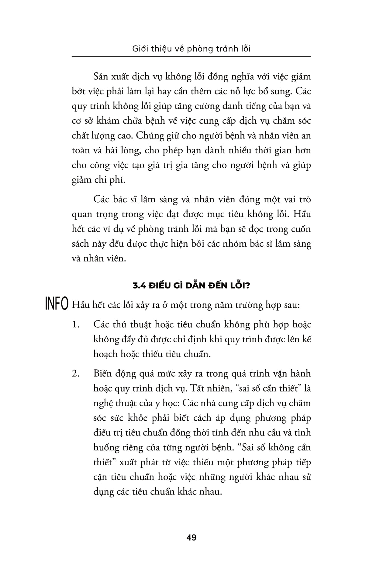 bộ công cụ tinh gọn trong y tế - phòng tránh lỗi