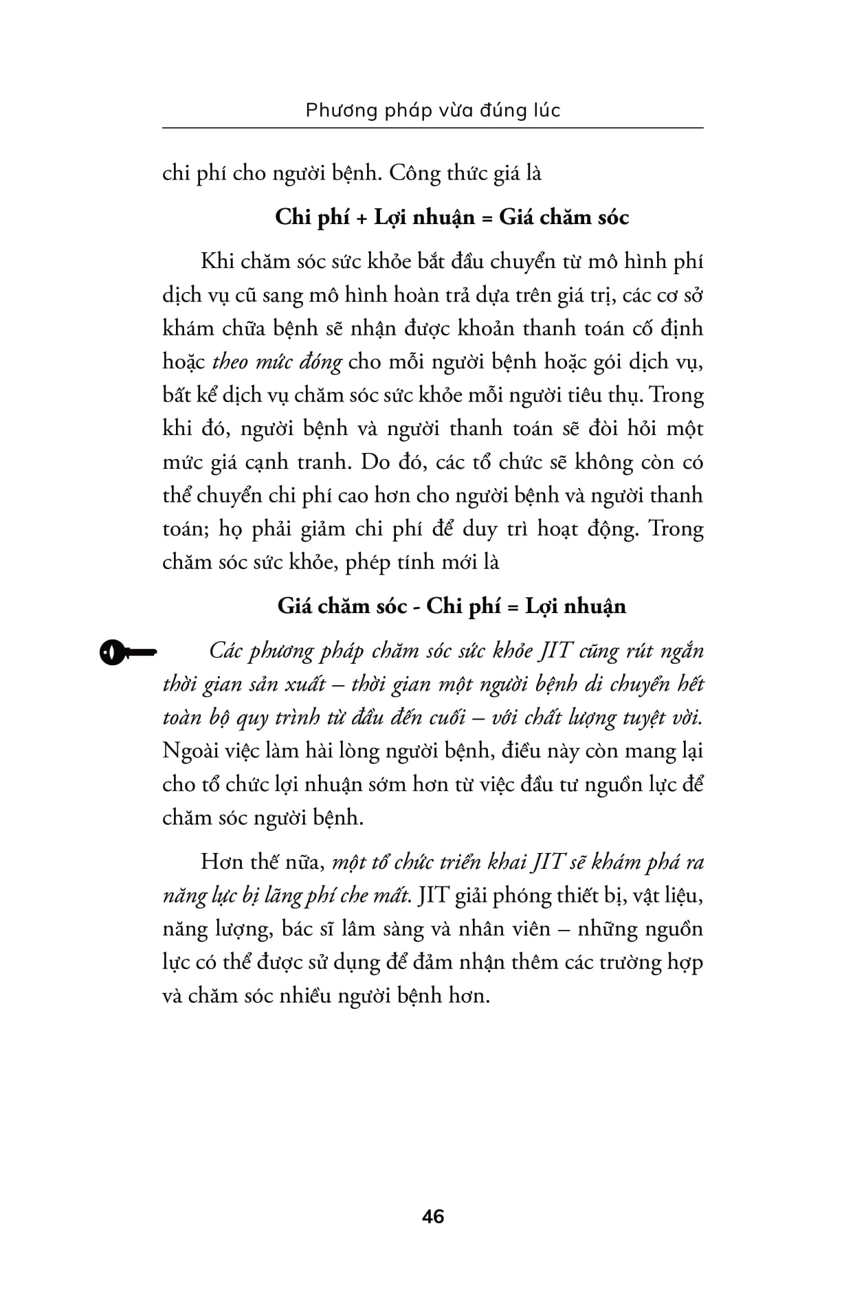 bộ công cụ tinh gọn trong y tế - phương pháp vừa đúng lúc