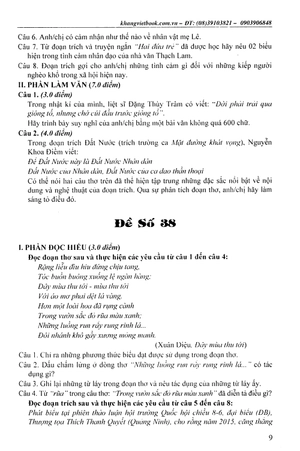 bộ công phá 99 đề thi thpt quốc gia bộ đề thi mới nhất ngữ văn - tập 2