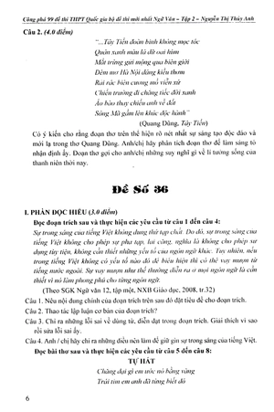 bộ công phá 99 đề thi thpt quốc gia bộ đề thi mới nhất ngữ văn - tập 2