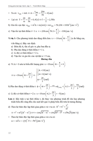 bộ công phá bài tập vật lí dao động cơ - tập 1