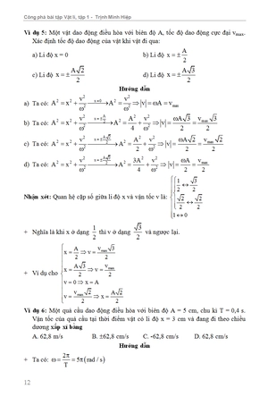 bộ công phá bài tập vật lí dao động cơ - tập 1