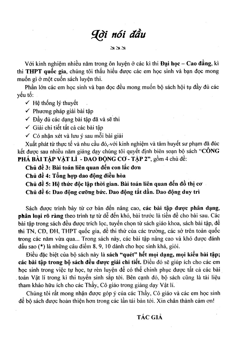 bộ công phá bài tập vật lí dao động cơ - tập 2