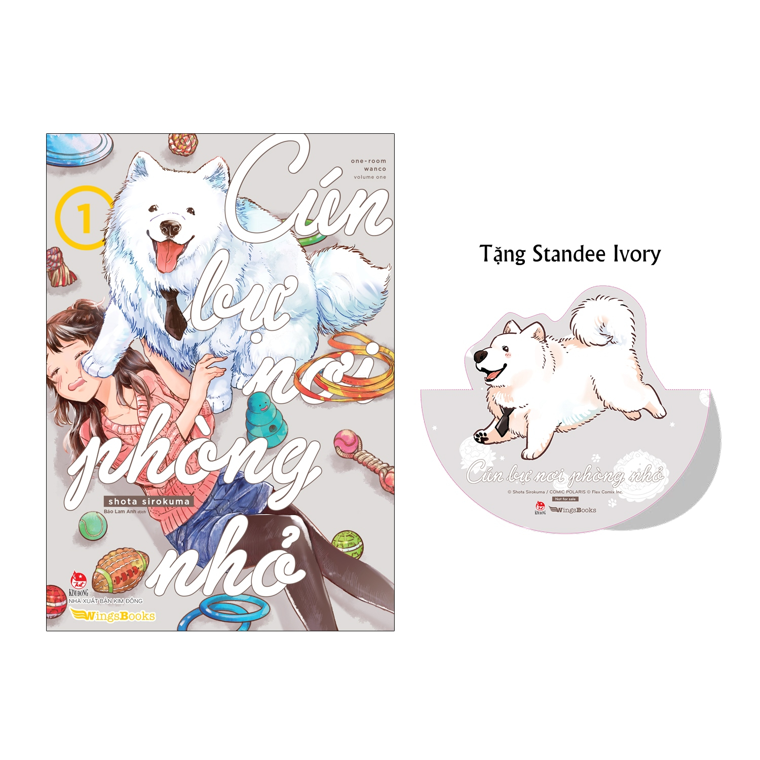 Bộ Cún Bự Nơi Phòng Nhỏ - Tập 1 - Tặng Kèm Standee Ivory