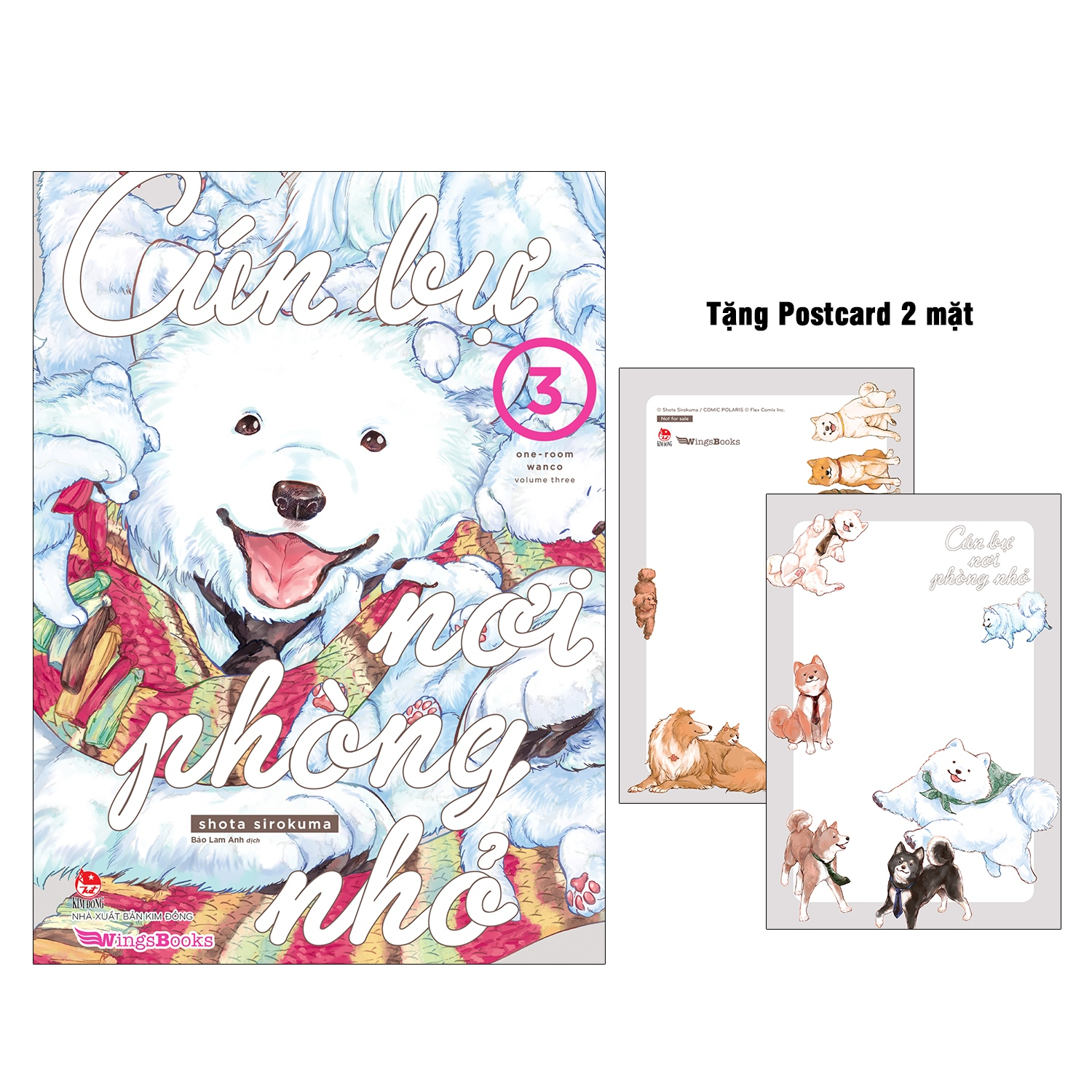 Bo
						
										
										Cun Bu Noi Phong Nho - Tap 3 - Tang Kem Postcard 2 Mat