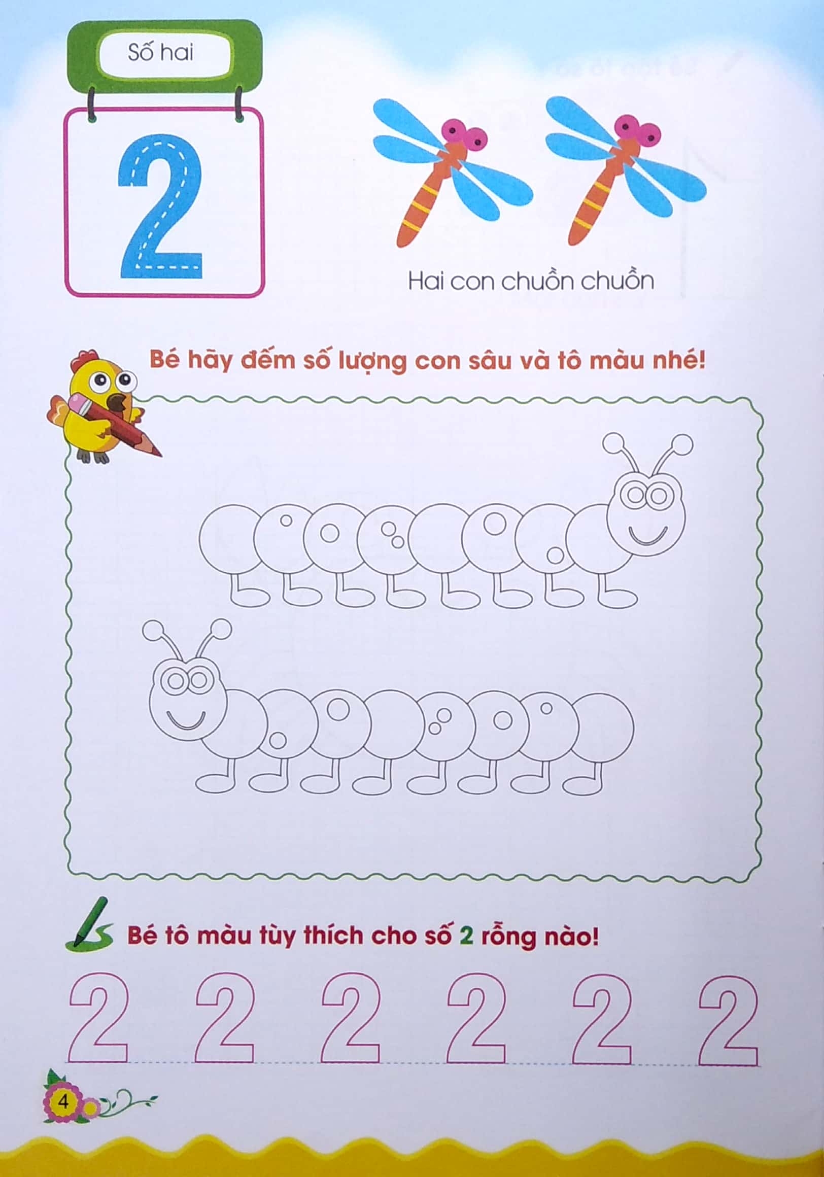 bộ cùng bé bước vào lớp 1 - bé học chữ số và tập tô 123