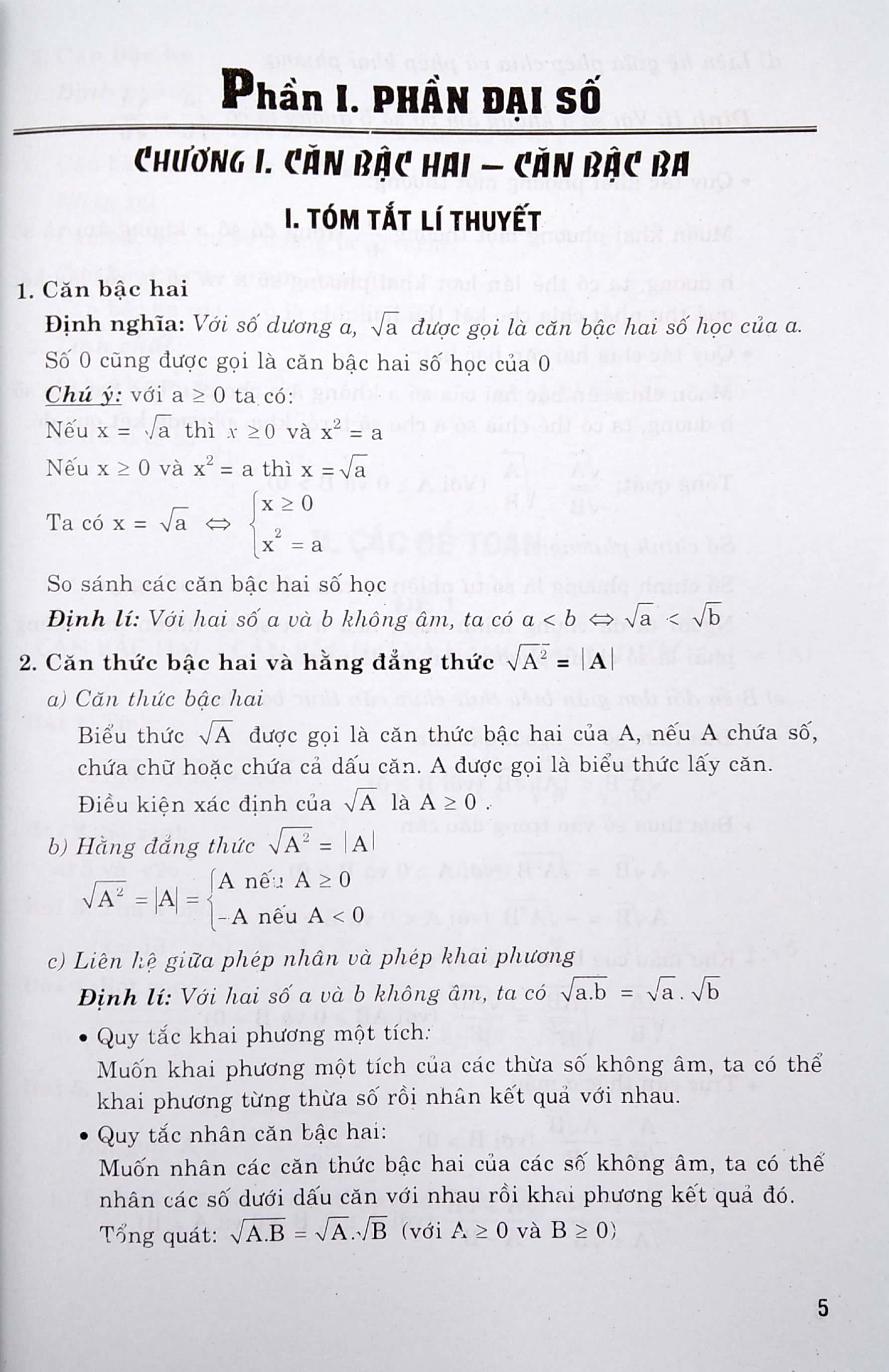bộ cũng cố và ôn luyện toán 9 - tập 1