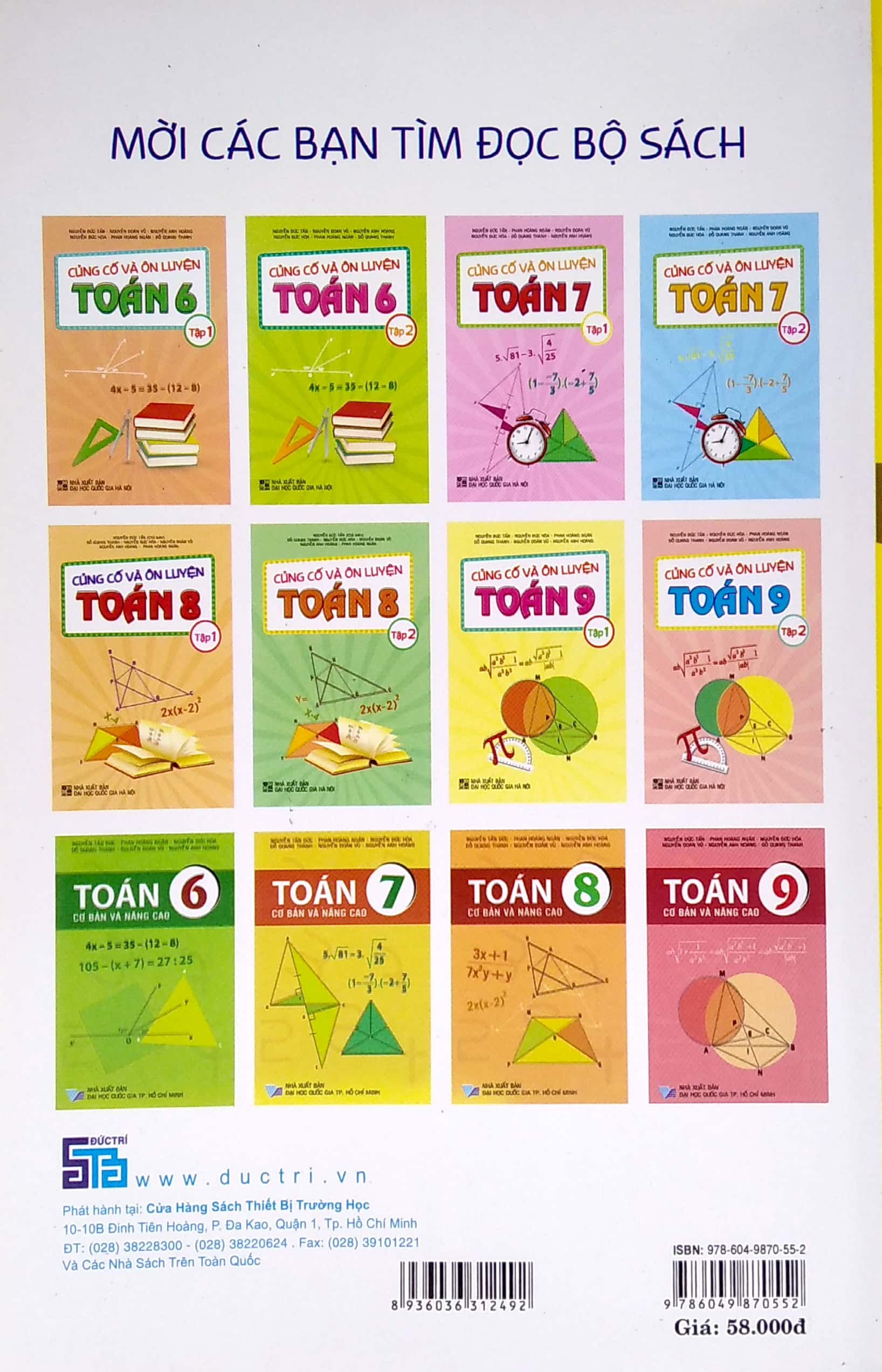 bộ cũng cố và ôn luyện toán 9 - tập 1