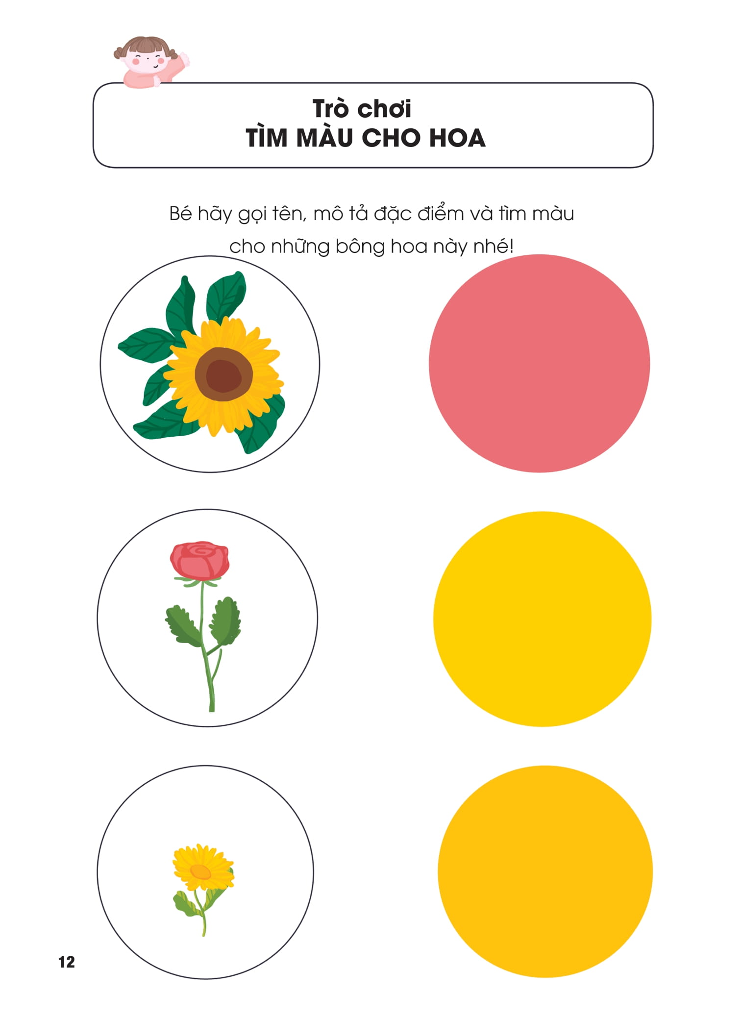 Bo
						
										
										Cung Con Hoc Noi 4 - Hoa Do Do La Xanh Xanh