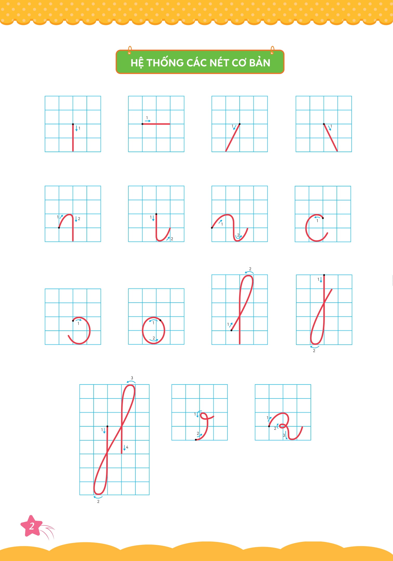 bộ cùng khủng long học nét cơ bản (các nét đầu tiên) - quyển 1 - bé trai