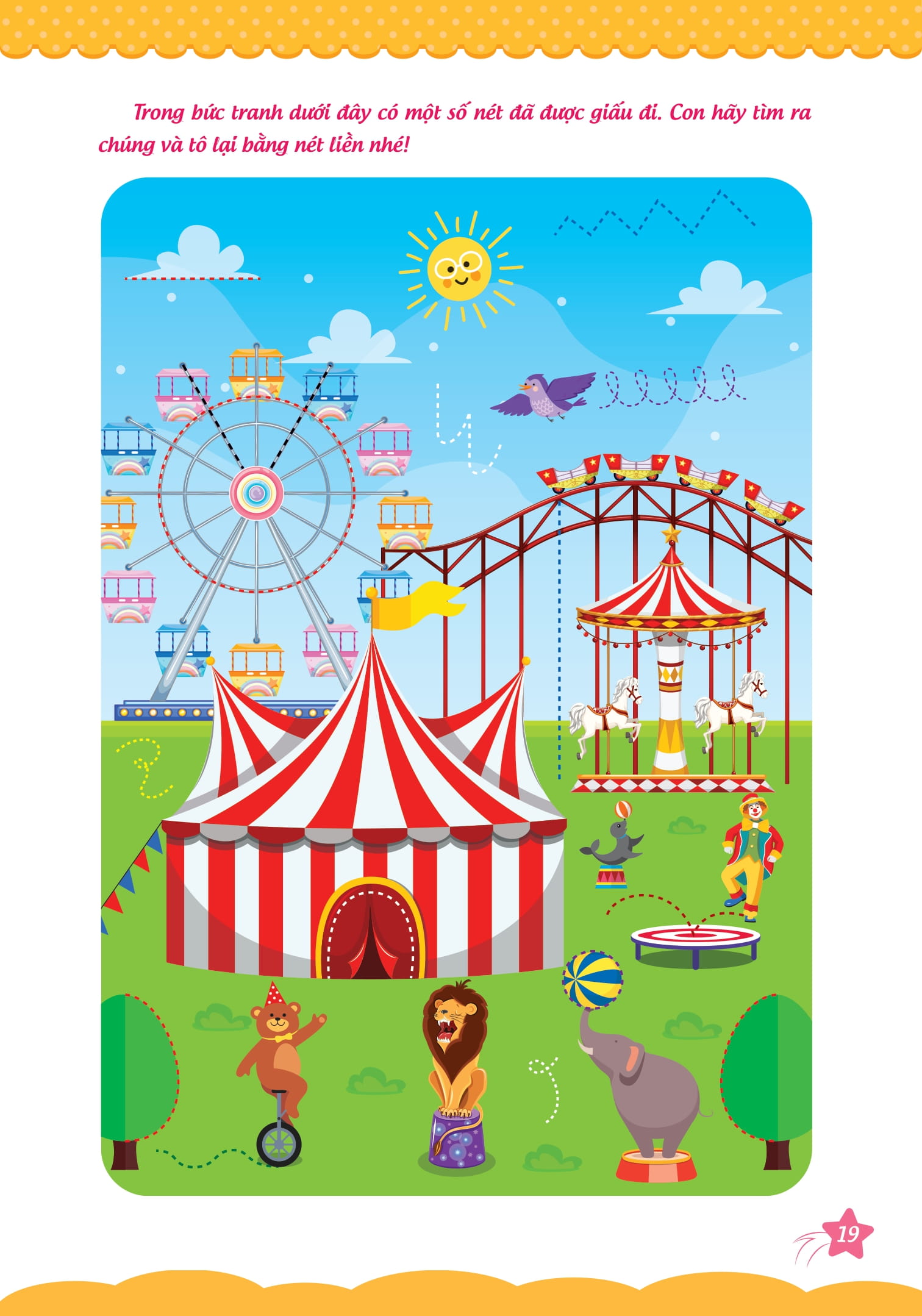 bộ cùng khủng long học nét cơ bản (các nét đầu tiên) - quyển 1 - bé trai