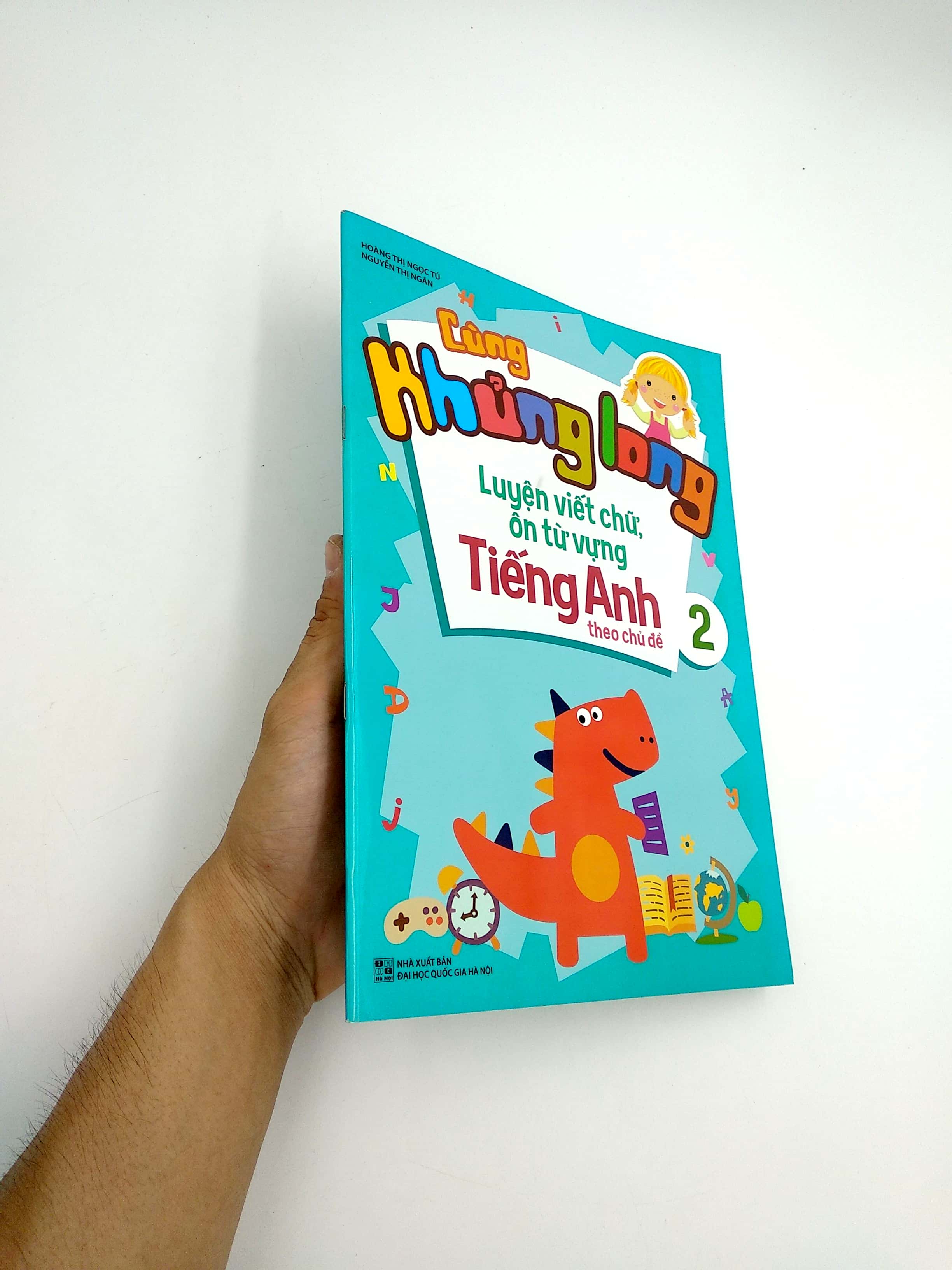 bộ cùng khủng long luyện viết chữ, ôn từ vựng tiếng anh theo chủ đề 2