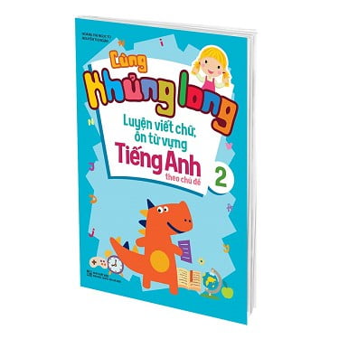 bộ cùng khủng long luyện viết chữ, ôn từ vựng tiếng anh theo chủ đề 2