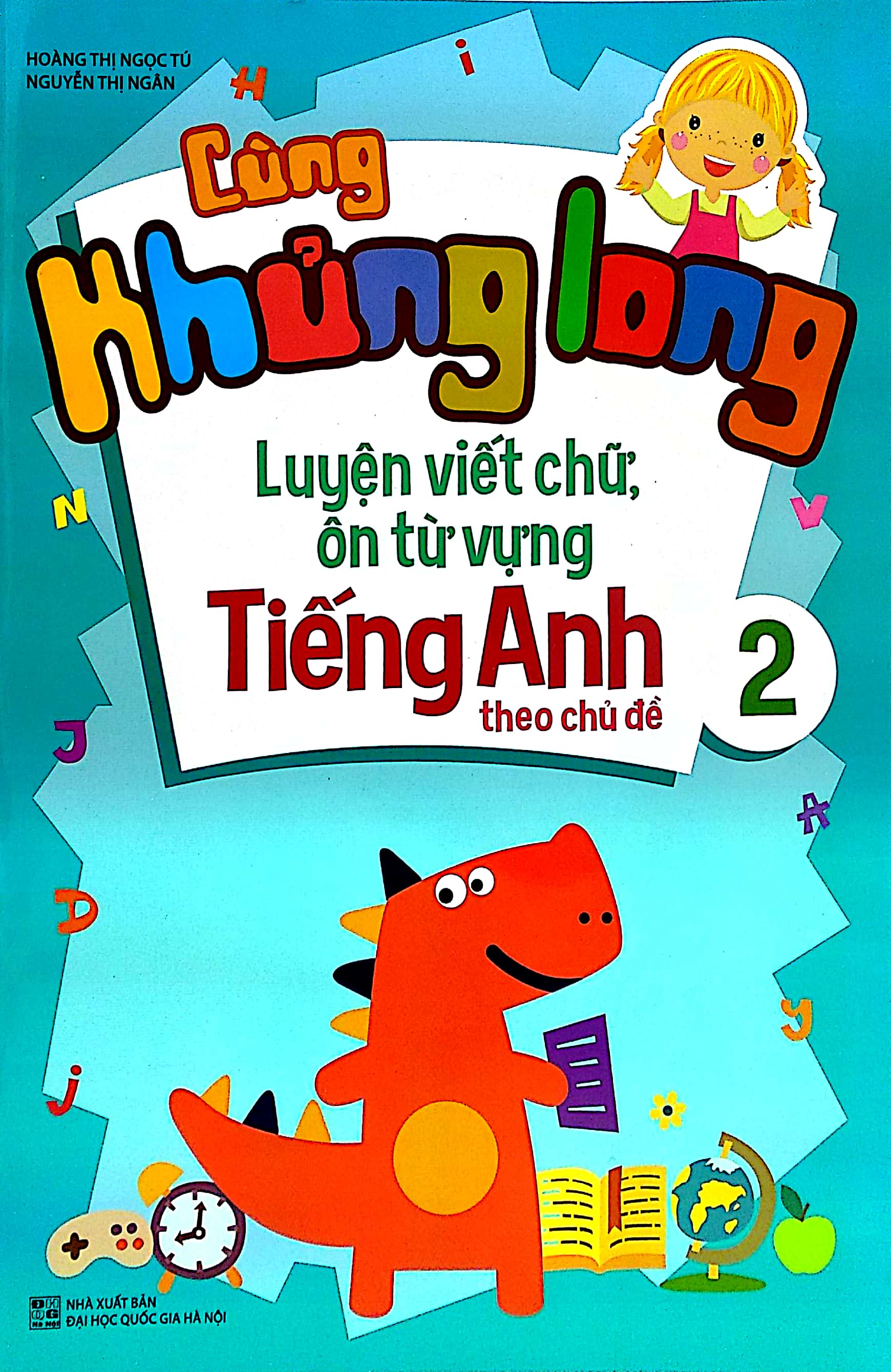 bộ cùng khủng long luyện viết chữ, ôn từ vựng tiếng anh theo chủ đề 2